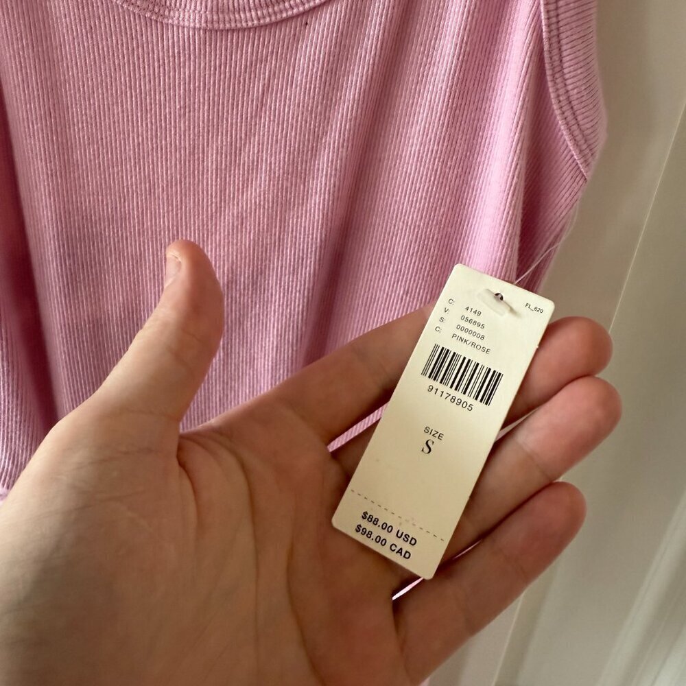 Daily Practice x Anthropologie Half Pipe Mini Dress Rose Pink Coquette Sz Small - Picture 3 of 6